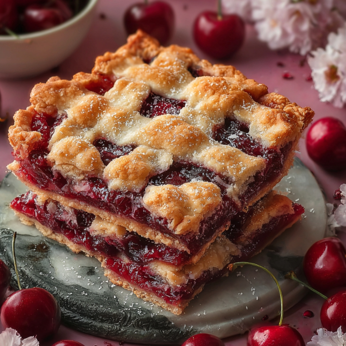 Complete homemade cherry pie recipe with directions