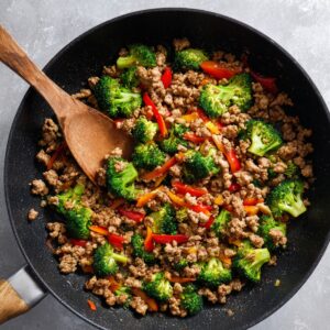 A visually appealing egg roll in a bowl with a perfect blend of ingredients and flavors.