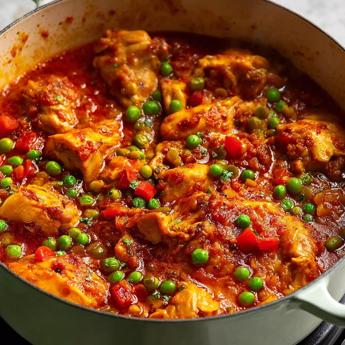 This is where all the magic begins. Juicy chicken coated in a bold mix of spices, paprika, garlic, and oil, soaking up flavor before it ever hits the heat. Don’t rush this step — the deeper the color, the better the taste.