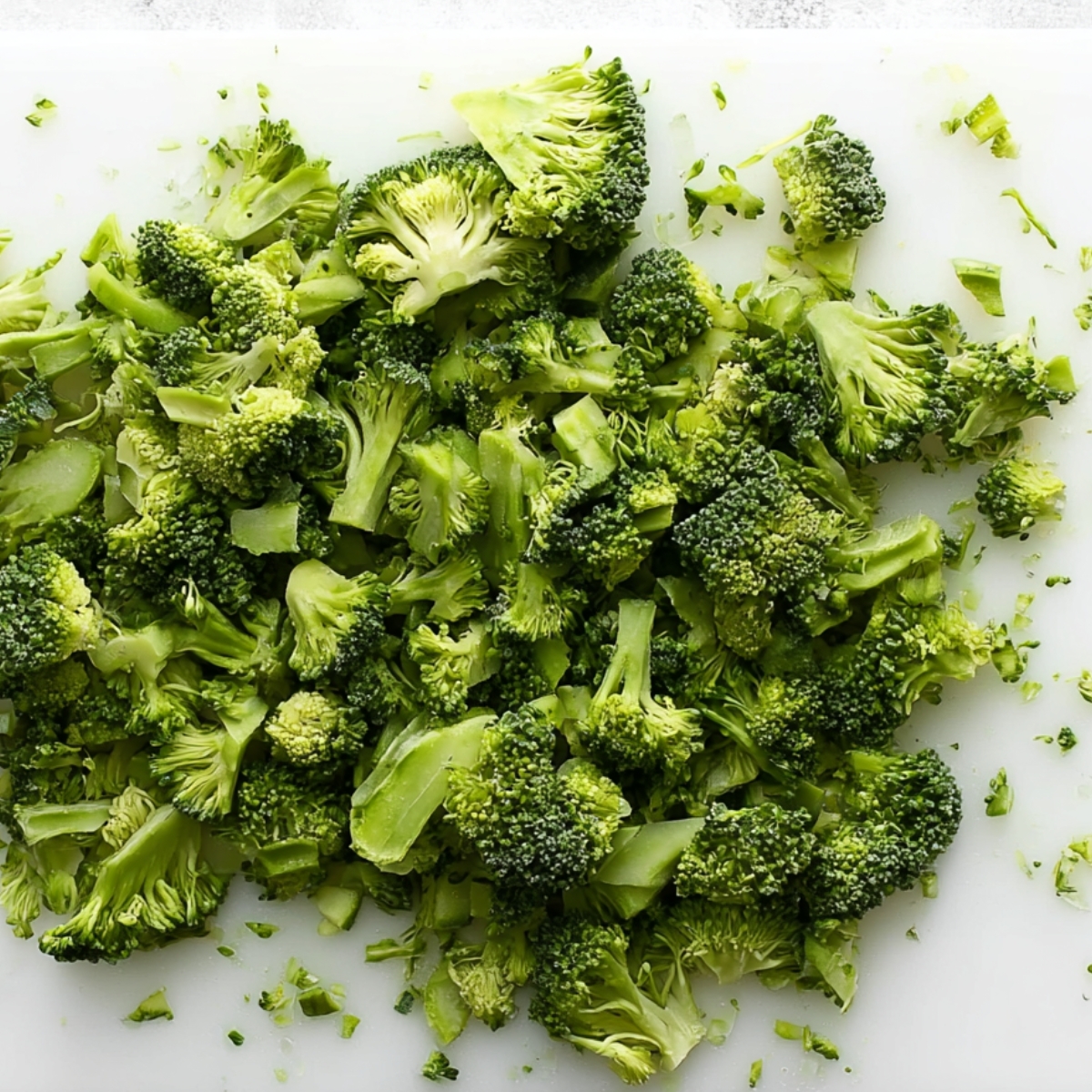 Prep made easy with perfectly chopped broccoli! The fresh, green florets ready to add crunch to any dish. #MealPrep #HealthyRecipes