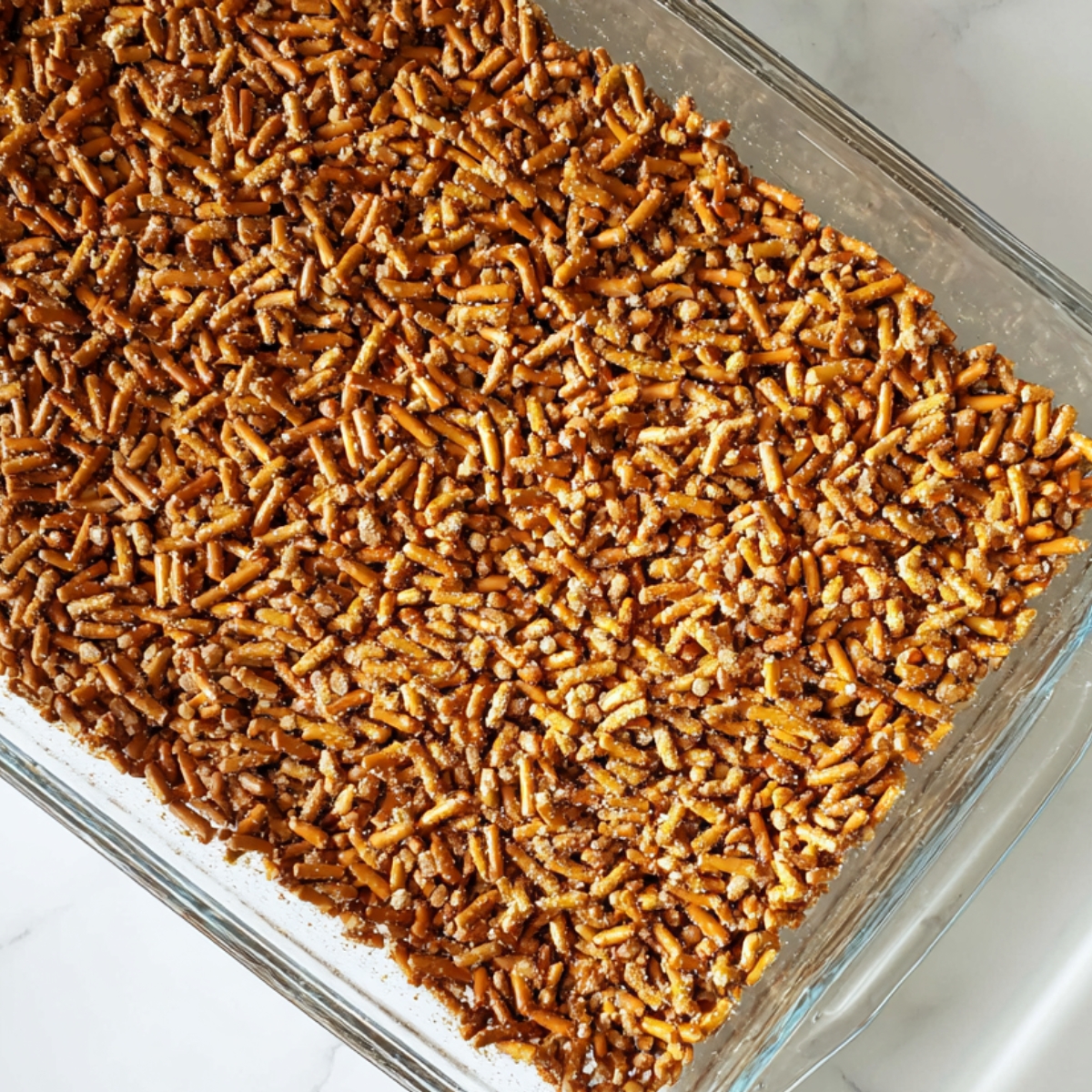 Crushed Pretzel Base – Perfectly crunchy pretzel layer for your favorite desserts