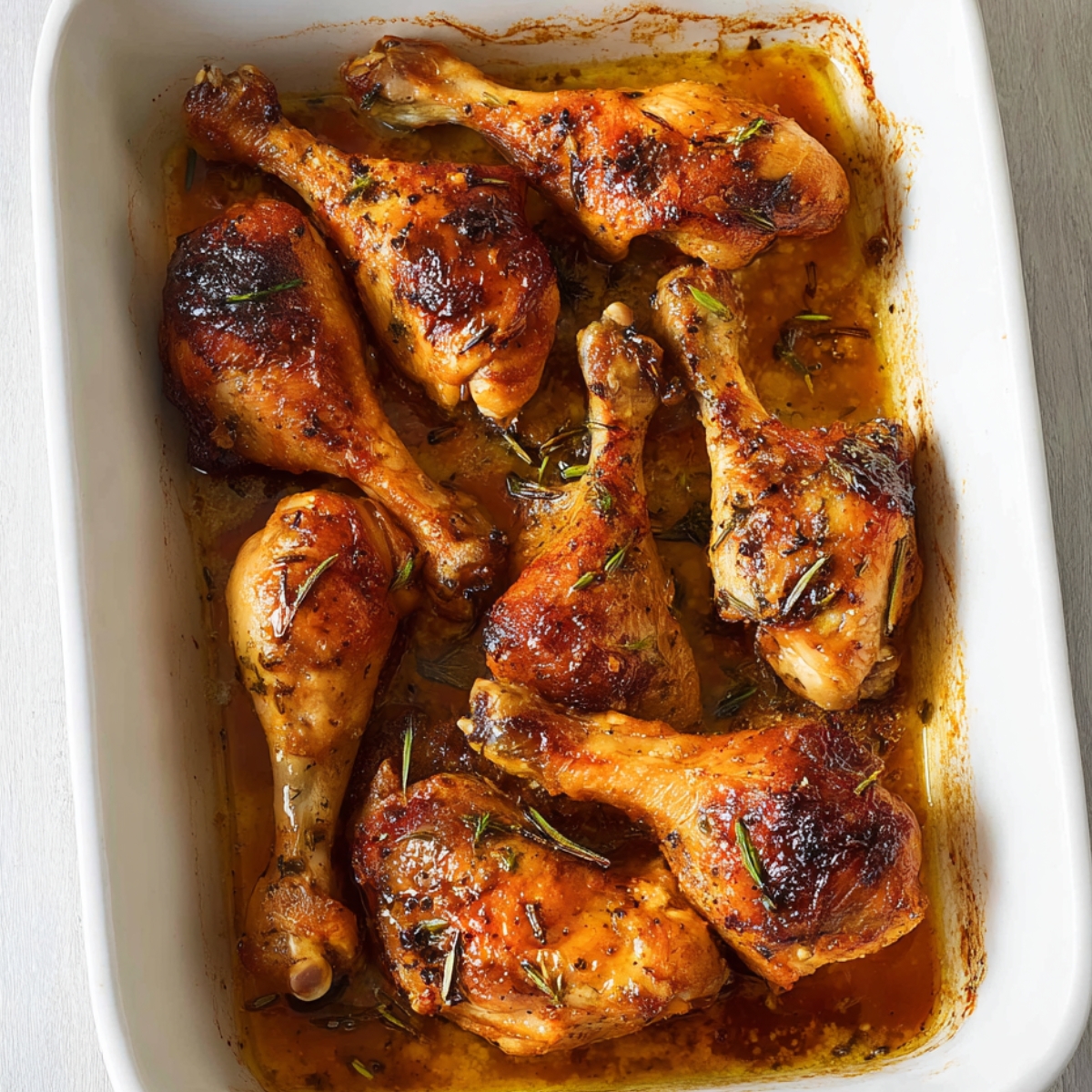 Cooked Roasted Chicken Legs – Golden-brown roasted chicken legs with savory juices: a weeknight dinner favorite
